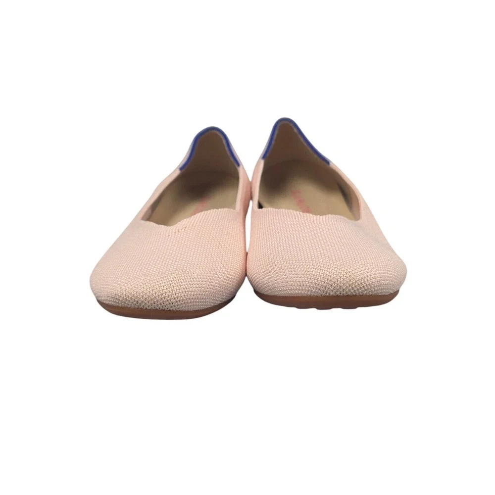 Rothy's The Daily Flat Women 9 Bubbly Pink Sustainable Washable Knit Ballet EUC